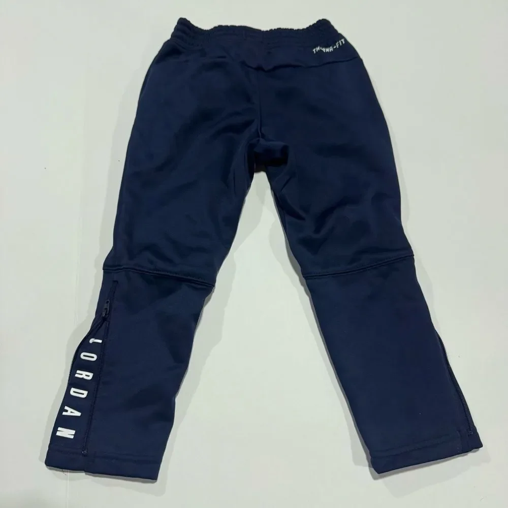 Nike Air Jordan Navy Blue Straight Leg Athletic Sweatpants